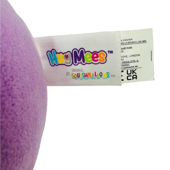 Squishmallow Sydnee the Squirrel 10" Hugmee Stuffed Plush Purple Kellytoy. - Picture 6 of 6